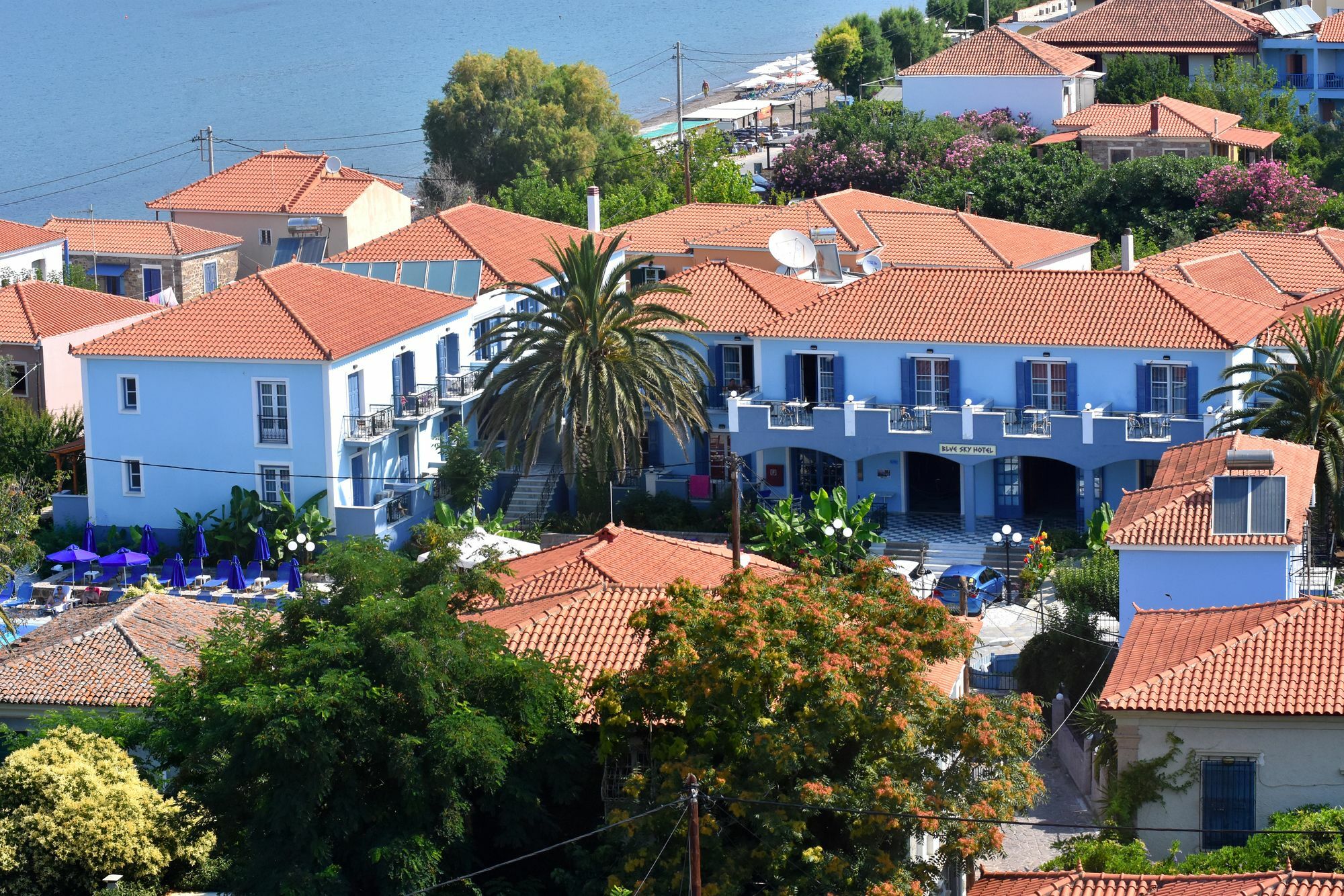 Blue Sky Hotel - Petra - Lesvos - Greece Exterior photo